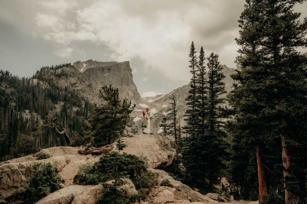 hike to dream lake in estes park with home base at Romantic Riversong Inn in Estes Park